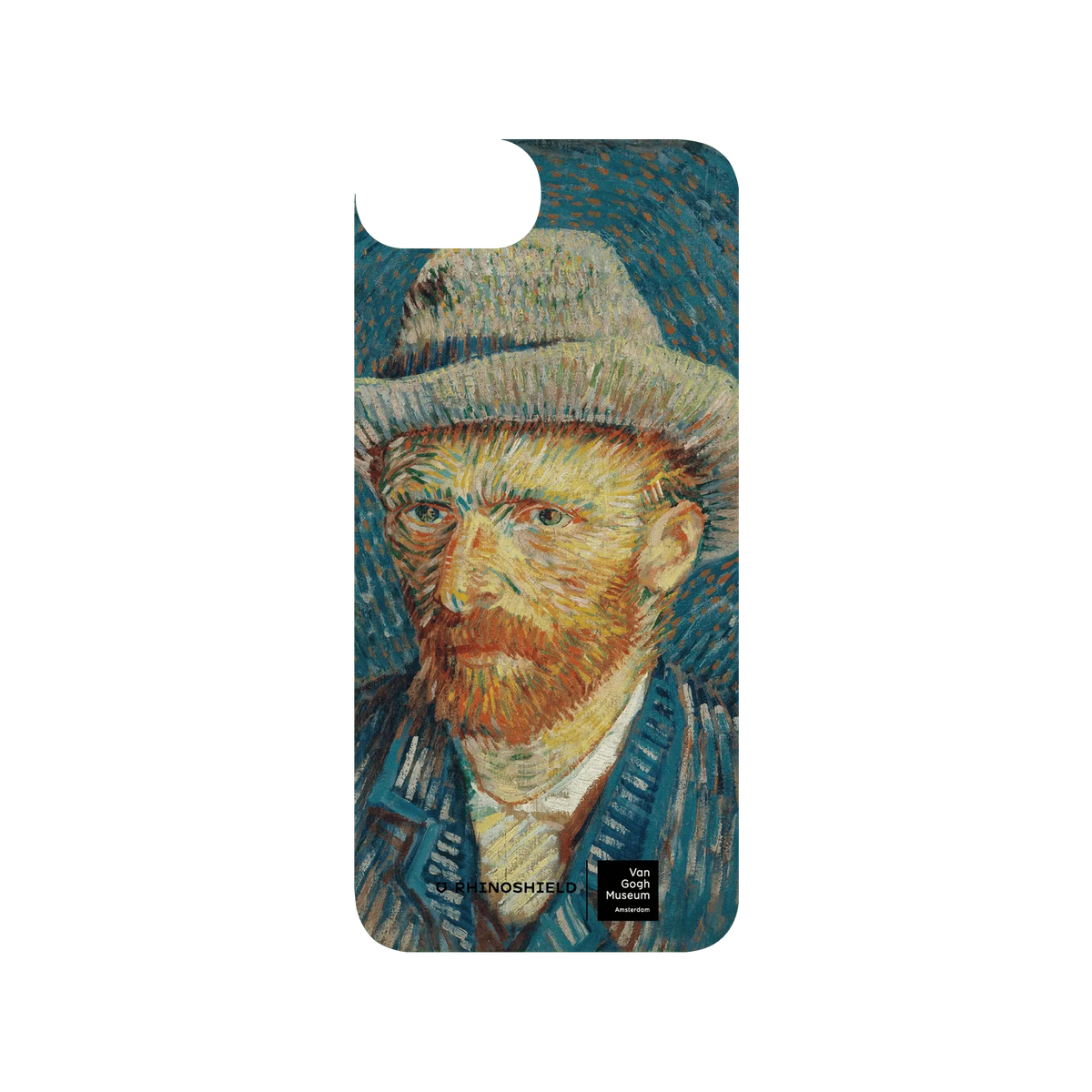 RHINOSHIELD X Van Gogh Museum  SolidSuit iPhone SE (2nd generation) Case - Vincent's Self-Portrait with Grey Felt Hat