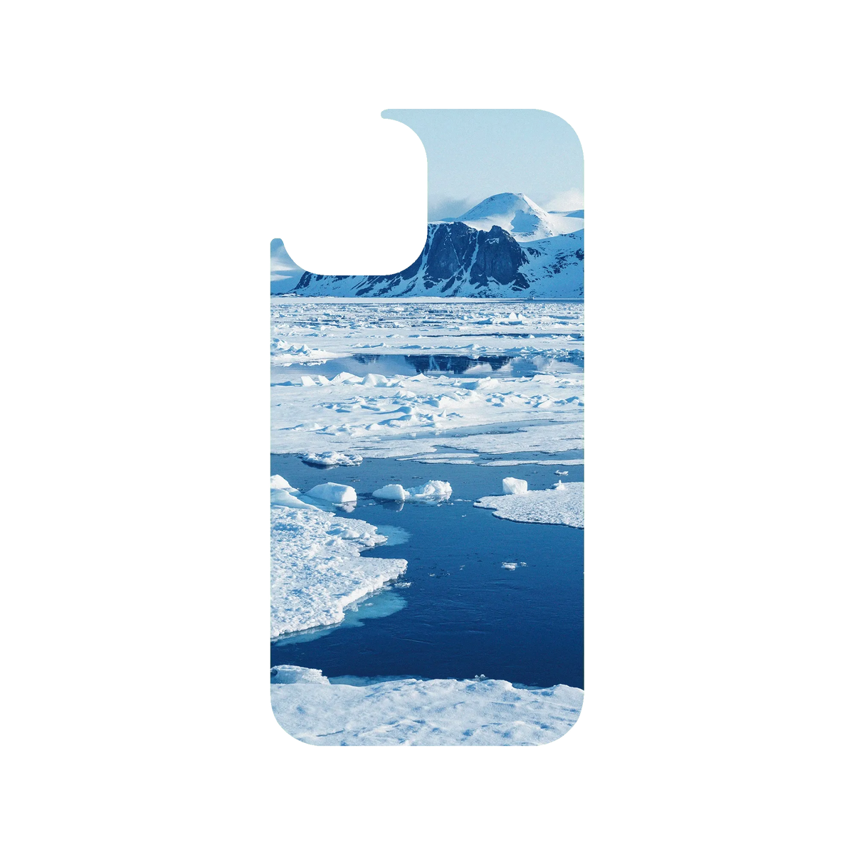 RHINOSHIELD Clear iPhone 12 Pro Case: Original Designs - The Masterpiece of Nature (Svalbard Glacier)