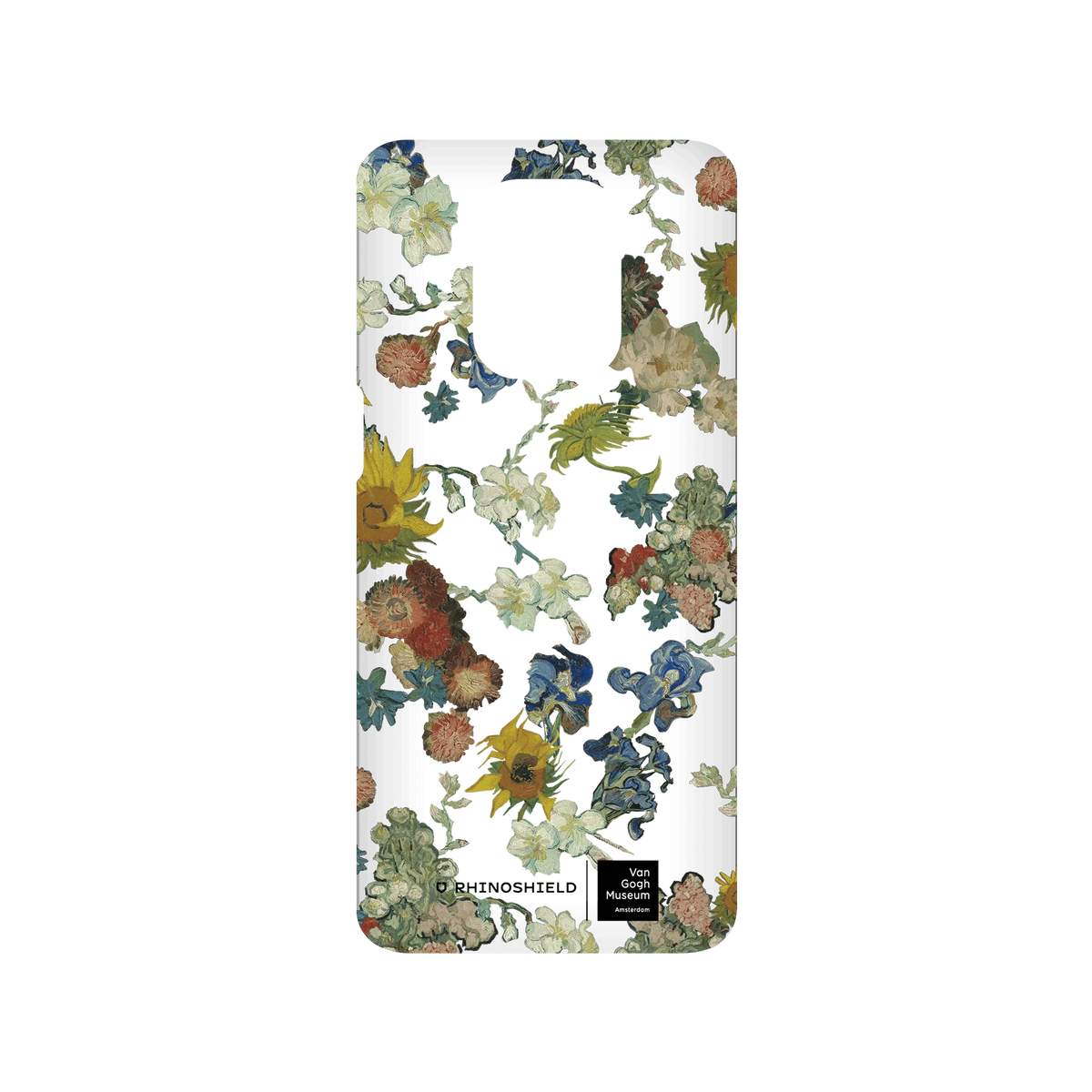 RHINOSHIELD X Van Gogh Museum  SolidSuit Redmi Note 9S Case - Vincent's Flowers - 50th Anniversary Transparent