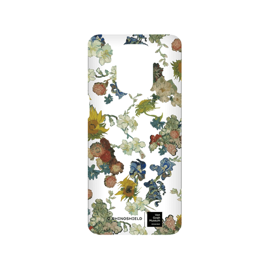 RHINOSHIELD X Van Gogh Museum  SolidSuit Redmi Note 9 Pro (4G) Case - Vincent's Flowers - 50th Anniversary Transparent