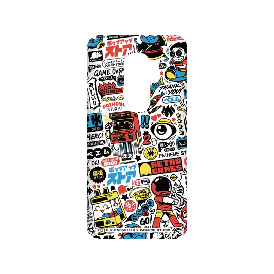 RHINOSHIELD X Paiheme Studio SolidSuit Samsung Galaxy S9+ Case - Retro Games Color