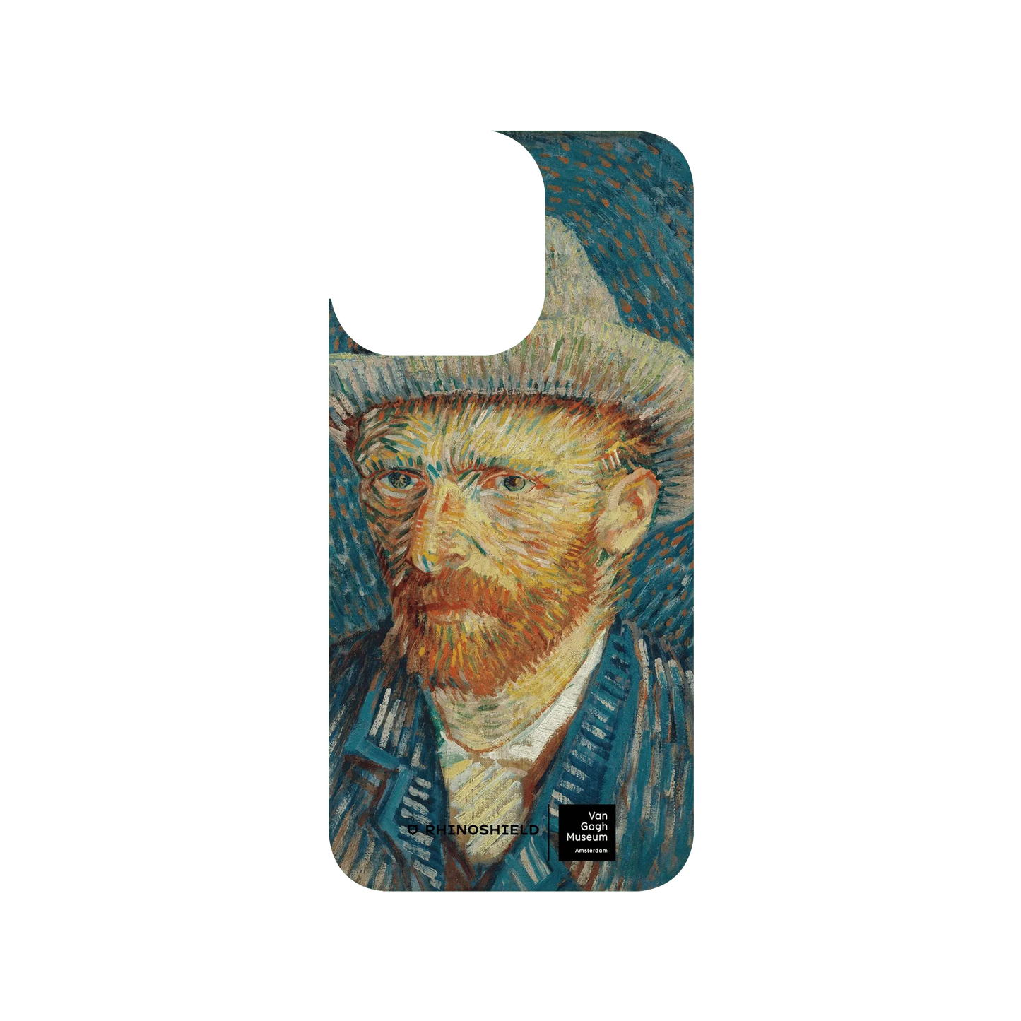 RHINOSHIELD X Van Gogh Museum  SolidSuit iPhone 13 Pro Case - Vincent's Self-Portrait with Grey Felt Hat