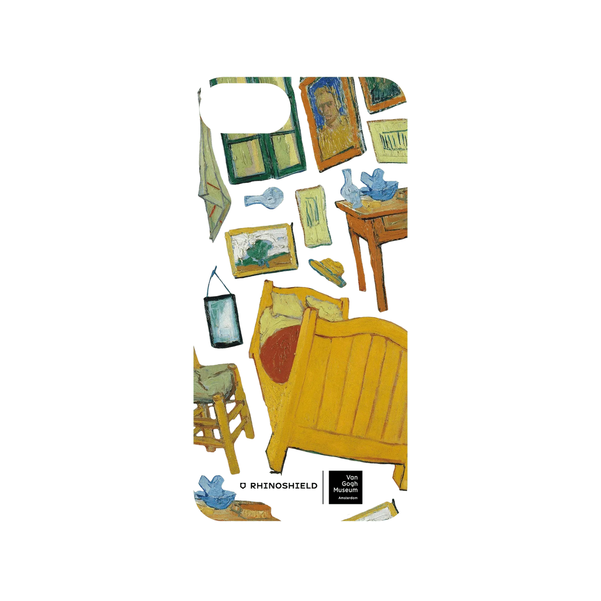 RHINOSHIELD X Van Gogh Museum  Mod NX iPhone 8 Case - The Bedroom - Transparent Backplate
