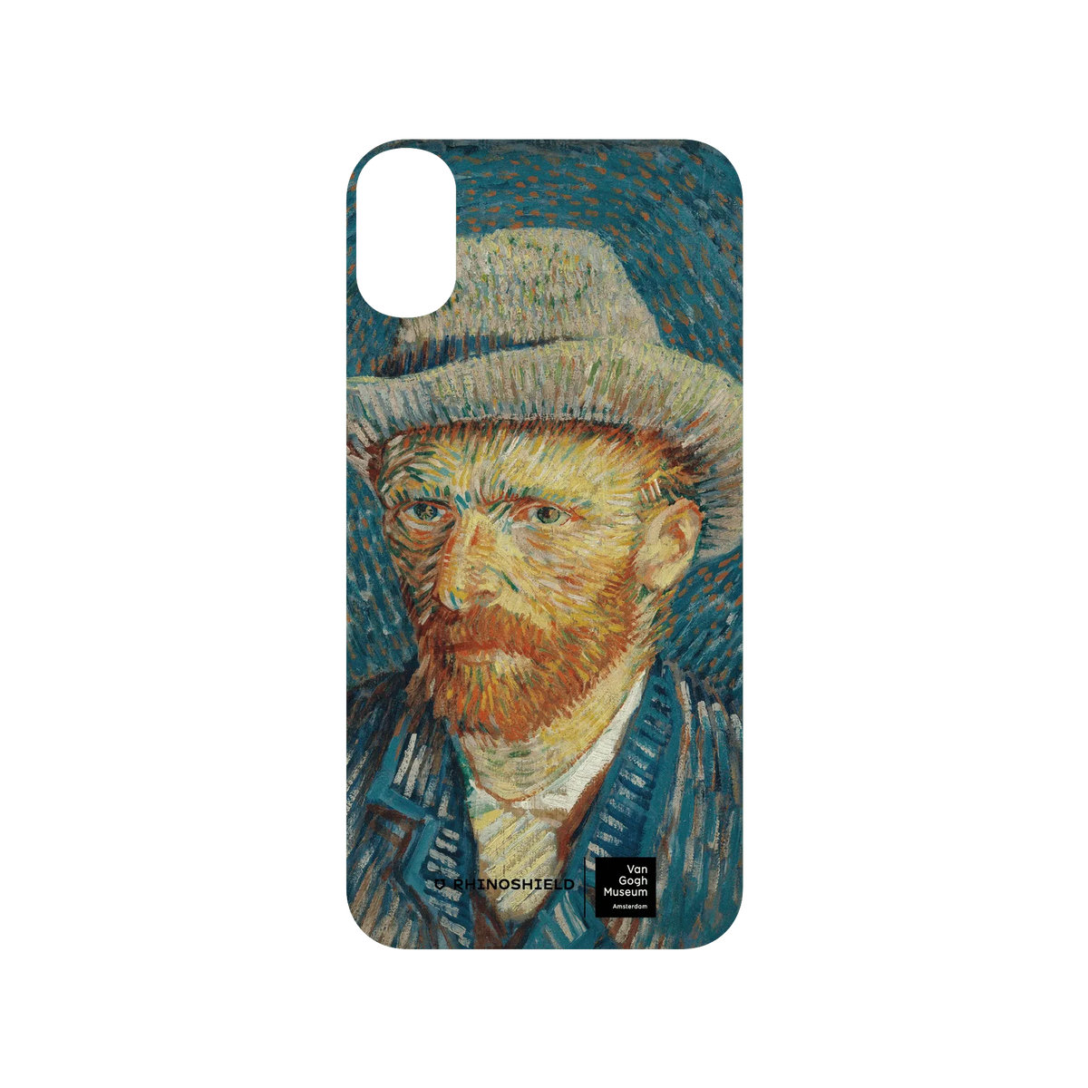 RHINOSHIELD X Van Gogh Museum  SolidSuit iPhone XR Case - Vincent's Self-Portrait with Grey Felt Hat