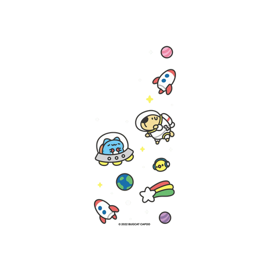RhinoShield X BUGCAT CAPOO SolidSuit (MagSafe compatible) Samsung Galaxy S24 Ultra Case - Capoo's Space Adventures