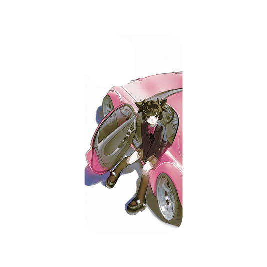 RHINOSHIELD X Vinne Clear iPhone 12 Pro Case - Pink Wheels