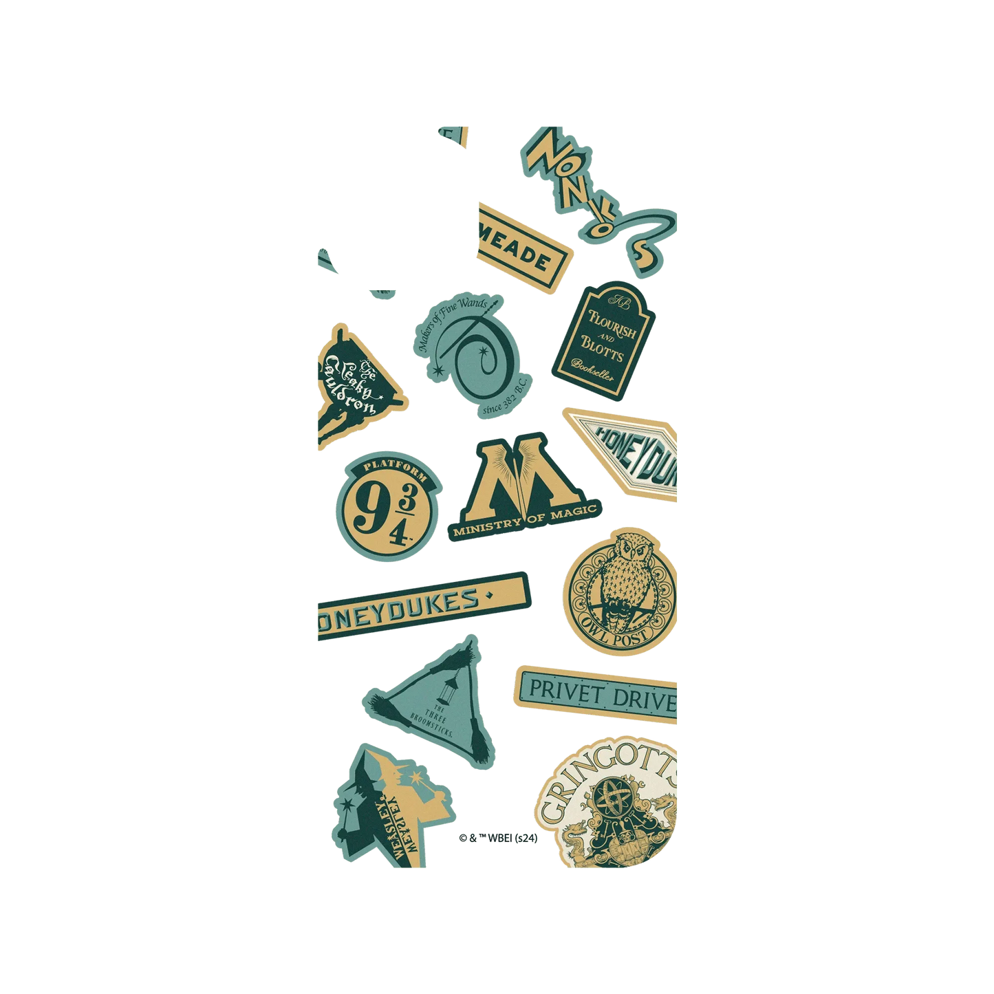 iPhone 14 Plus 犀牛盾Clear透明手機殼 哈利波特 Harry Potter - Sticker-Wizarding World