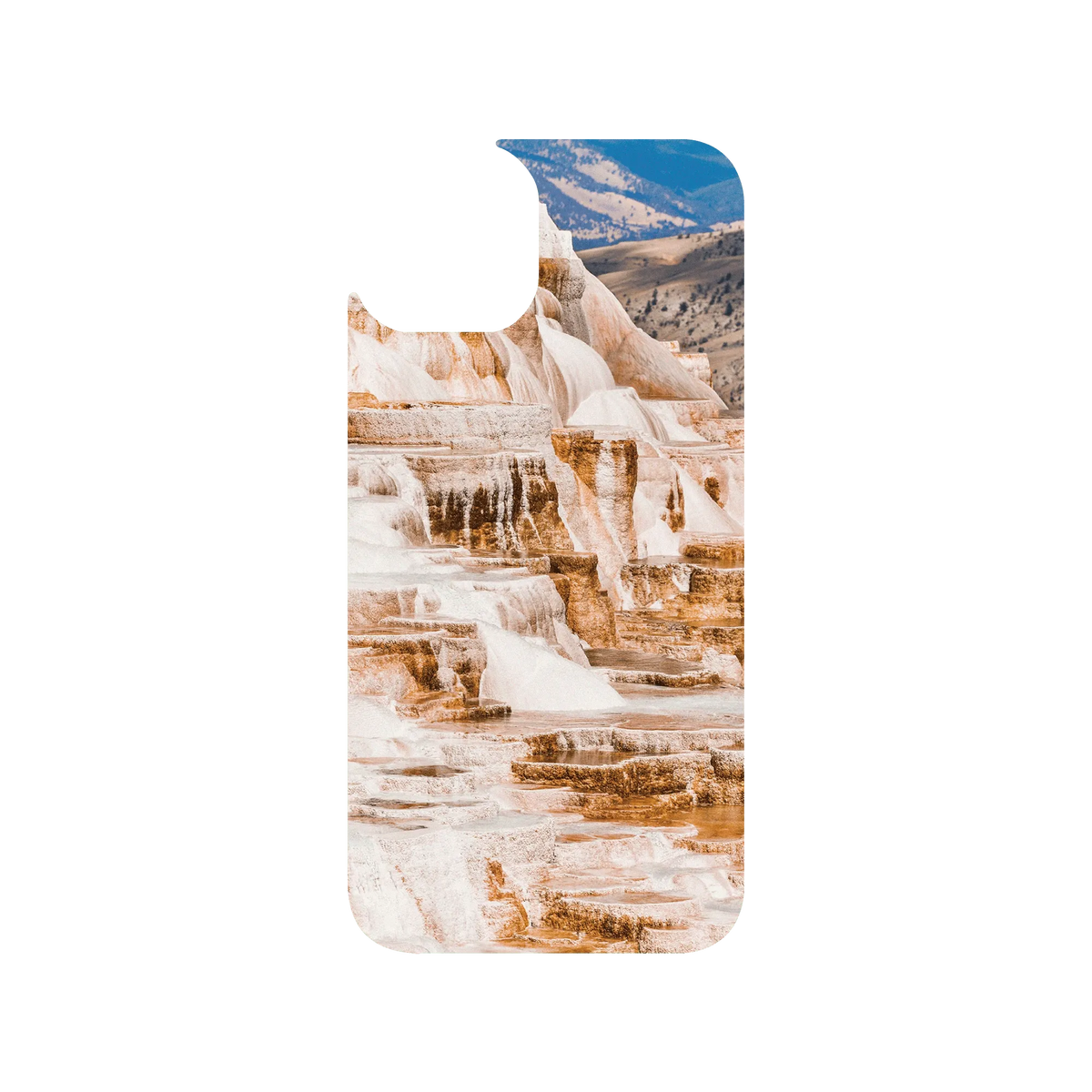 RHINOSHIELD Clear iPhone 13 Case: Original Designs - The Masterpiece of Nature (Yellowstone National Park)