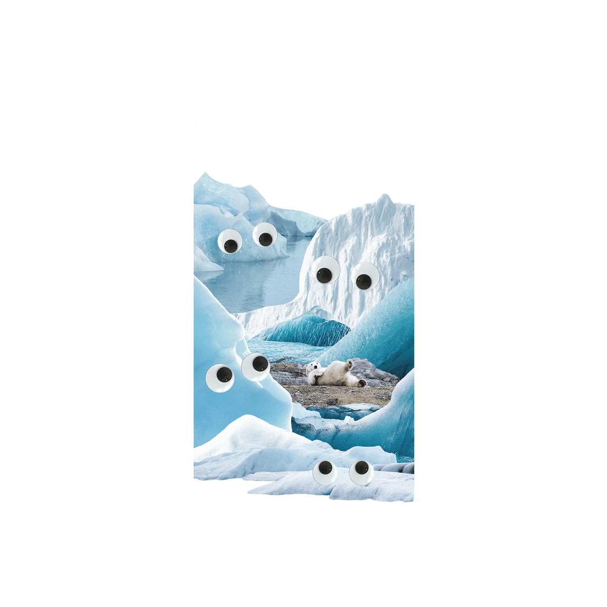 RHINOSHIELD SolidSuit iPhone 13 Case: Original Designs - Arctic Glacier's Eyes On You