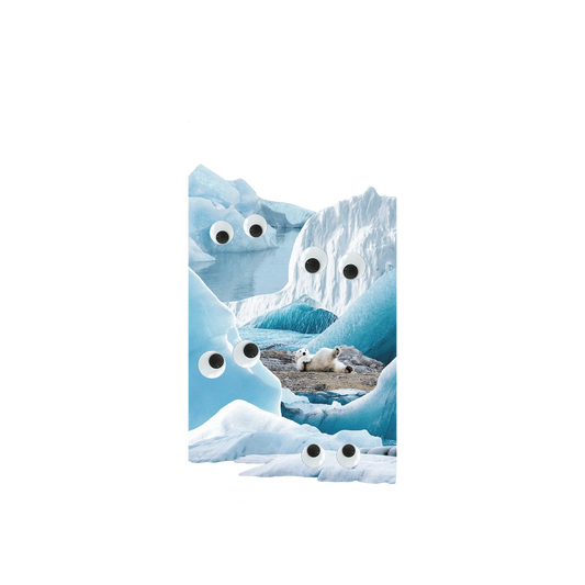 RHINOSHIELD Mod NX iPhone SE (3rd generation) Case: Original Designs - Arctic Glacier's Eyes On You Backplate