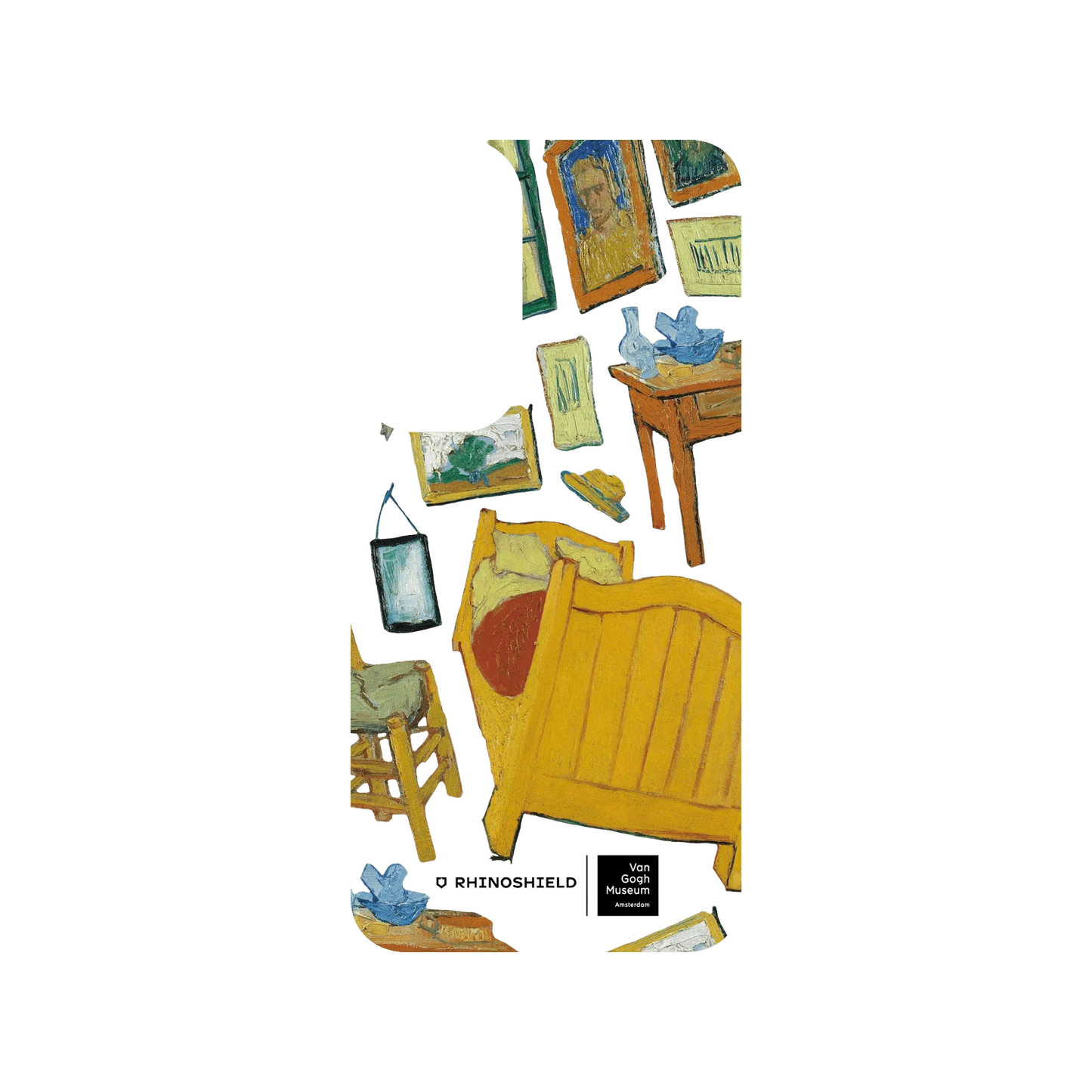 RHINOSHIELD X Van Gogh Museum  SolidSuit (MagSafe compatible) Samsung Galaxy S23 FE Case - The Bedroom - Transparent