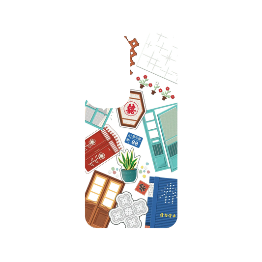 RHINOSHIELD X OldHouseFace SolidSuit (MagSafe compatible) Samsung Galaxy S24 Case - Classic House Compilation