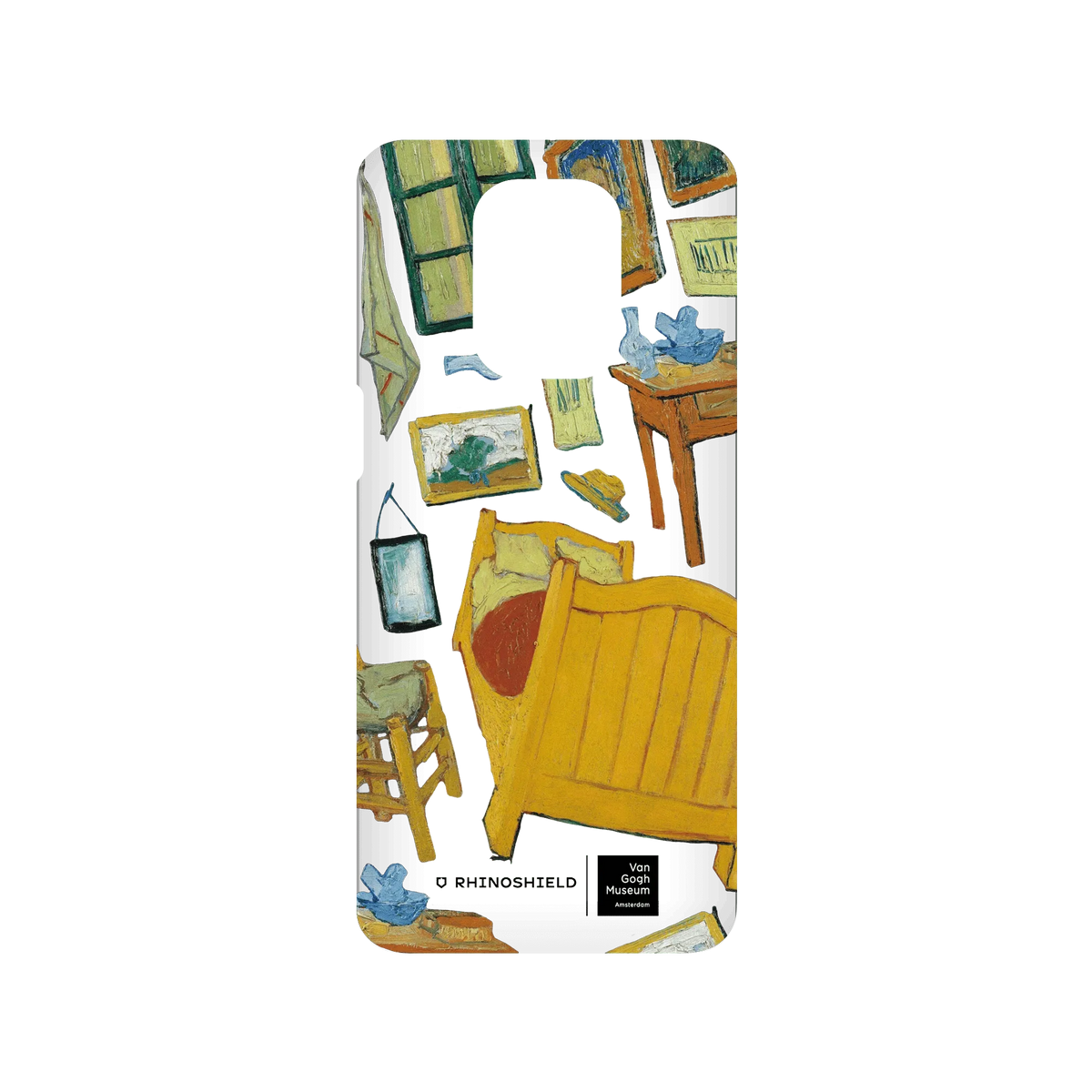 RHINOSHIELD X Van Gogh Museum  SolidSuit Redmi Note 9S Case - The Bedroom - Transparent