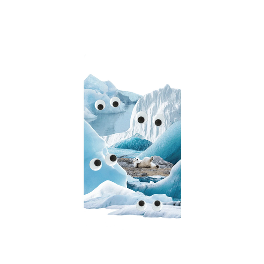 RHINOSHIELD Mod NX iPhone 8 Plus Case: Original Designs - Arctic Glacier's Eyes On You Backplate
