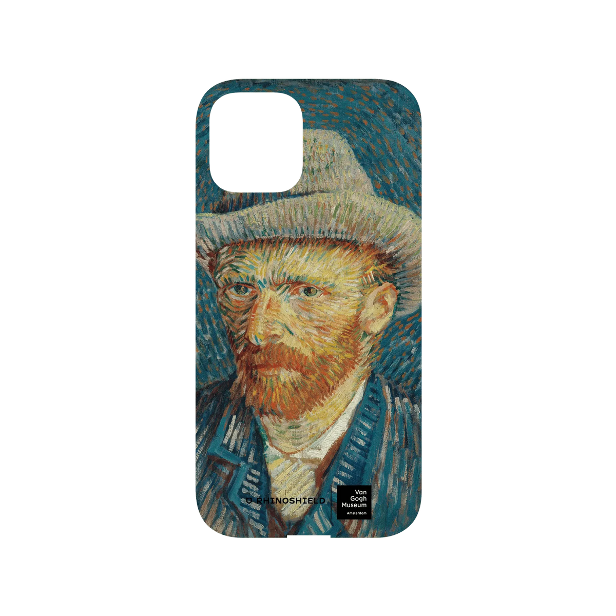 RHINOSHIELD X Van Gogh Museum  Mod NX iPhone 12 Case - Vincent's Self-Portrait with Grey Felt Hat Backplate