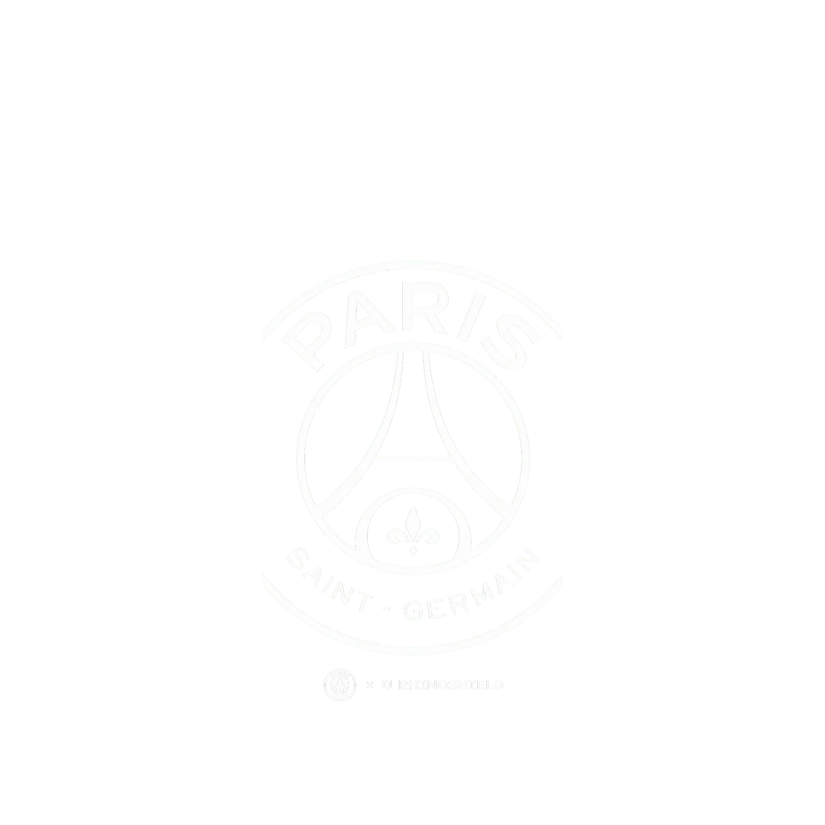 RHINOSHIELD X PSG JellyTint iPhone 14 Case - PSG Oversize White