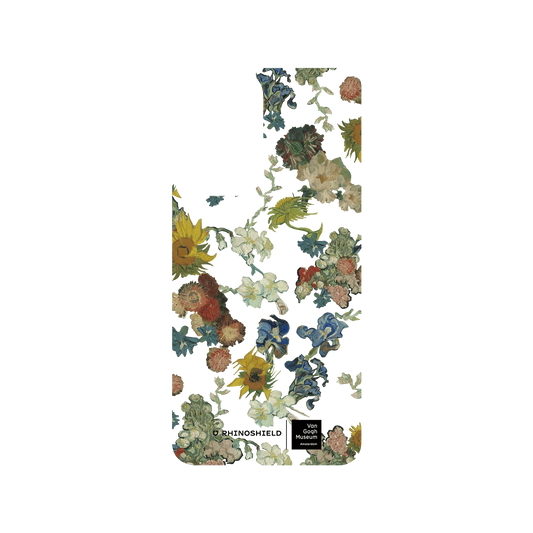RHINOSHIELD X Van Gogh Museum  SolidSuit Samsung Galaxy A53 Case - Vincent's Flowers - 50th Anniversary Transparent