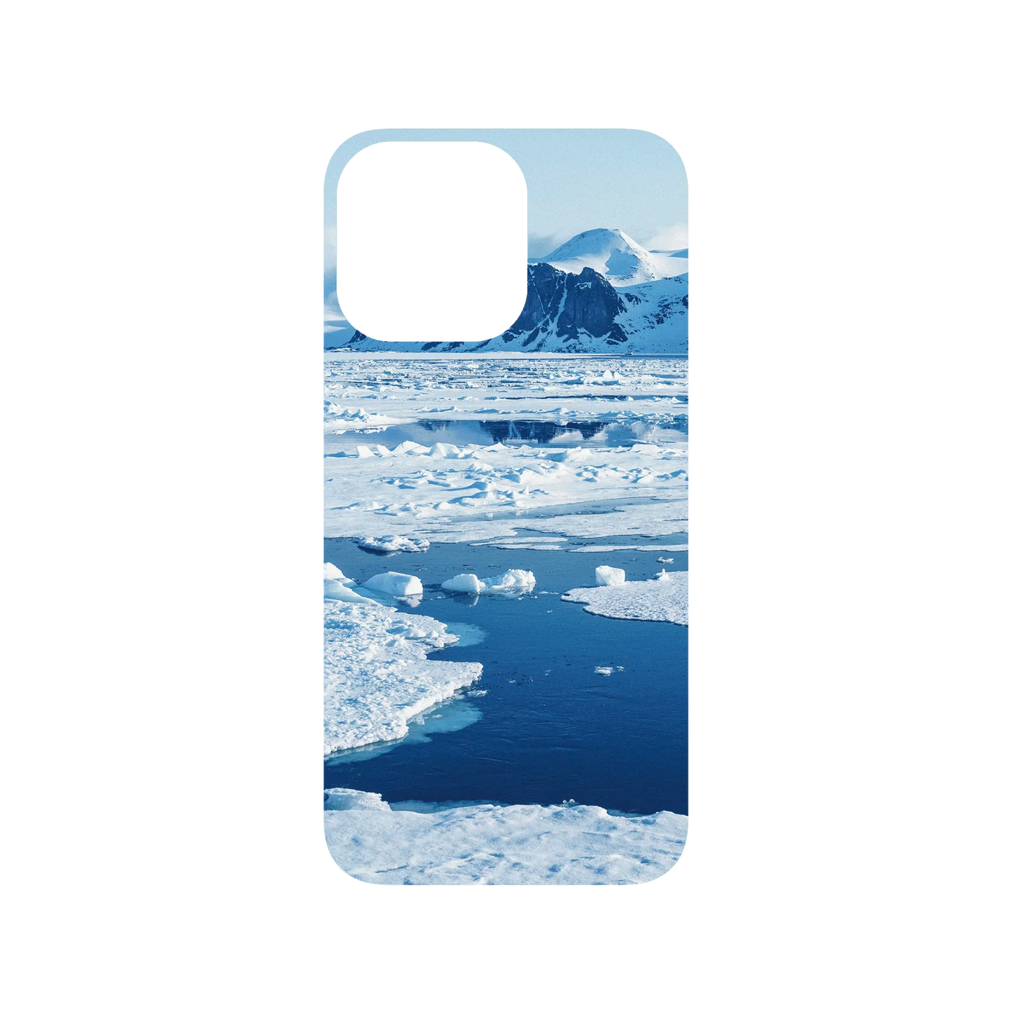RHINOSHIELD SolidSuit (MagSafe compatible) iPhone 14 Pro Max Case: Original Designs - The Masterpiece of Nature (Svalbard Glacier)
