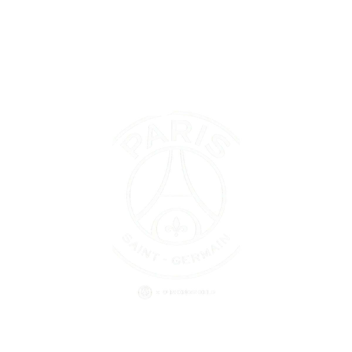 RhinoShield X PSG Clear iPhone 13 Pro Max Case - PSG Oversize White
