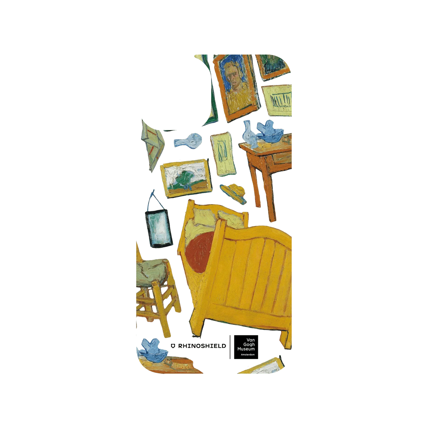 RHINOSHIELD X Van Gogh Museum  Clear iPhone 14 Case - The Bedroom - Transparent