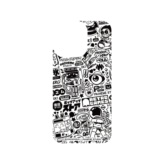 RHINOSHIELD X Paiheme Studio SolidSuit iPhone 13 Pro Case - Retro Games
