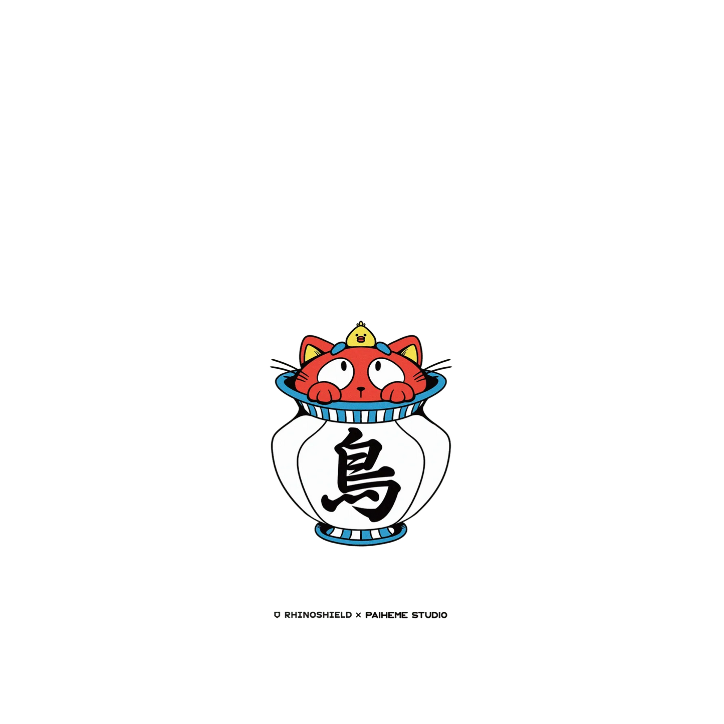 RHINOSHIELD X Paiheme Studio JellyTint (MagSafe compatible) iPhone 14 Pro Max Case - Poticat