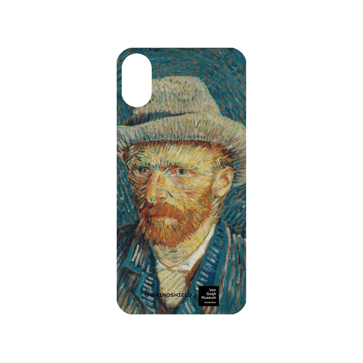 RHINOSHIELD X Van Gogh Museum  Mod NX iPhone X Case - Vincent's Self-Portrait with Grey Felt Hat Backplate