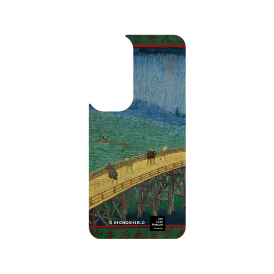 RhinoShield X Van Gogh Museum SolidSuit (MagSafe compatible) Samsung Galaxy S24+ Case - Bridge in the Rain (after Hiroshige)