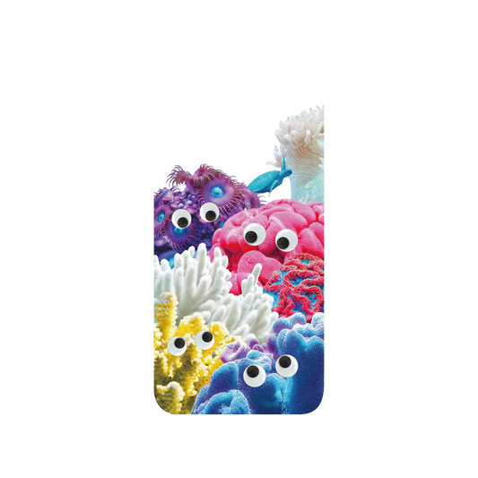 RHINOSHIELD Mod NX iPhone SE (3rd generation) Case: Original Designs - Great Barrier Reef's Eyes On You Backplate