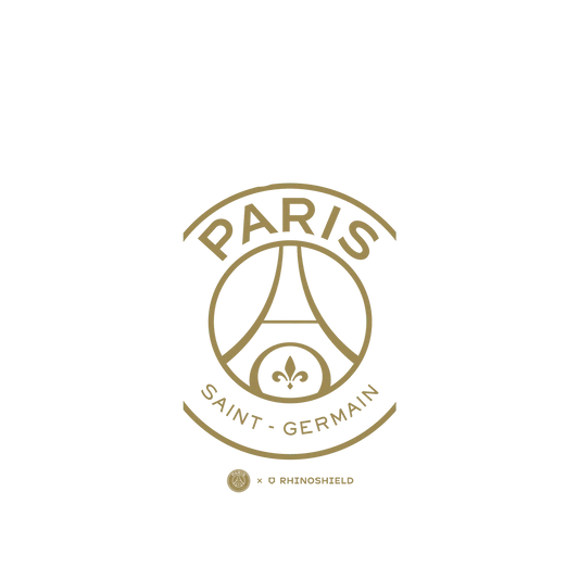 RhinoShield X PSG Clear iPhone 12 Case - PSG Oversize Gold
