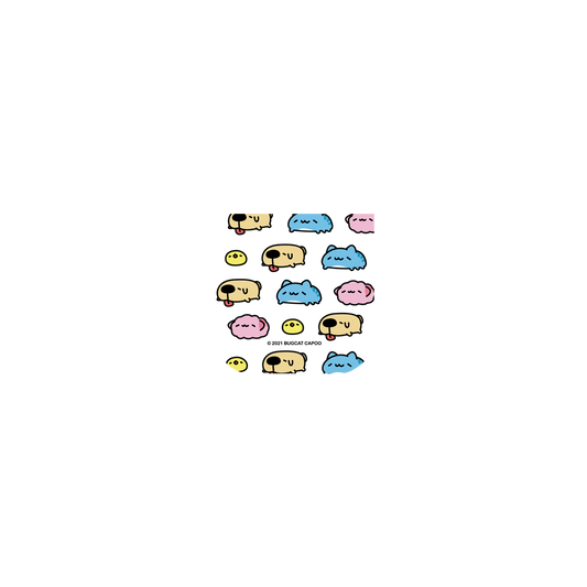 RHINOSHIELD X BUGCAT CAPOO AirPods 2 Case - Sleepover with Capoo and Friends