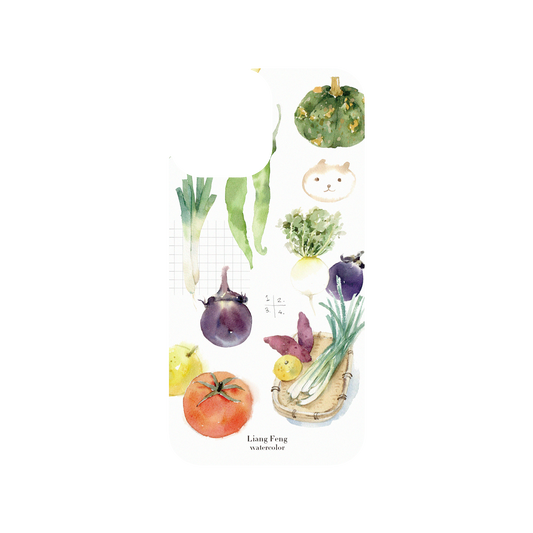 RhinoShield X Liang Feng Clear iPhone 12 Case - Wild Vegetables