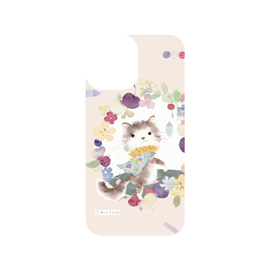 RhinoShield X Liang Feng Clear iPhone 12 Case - Cat