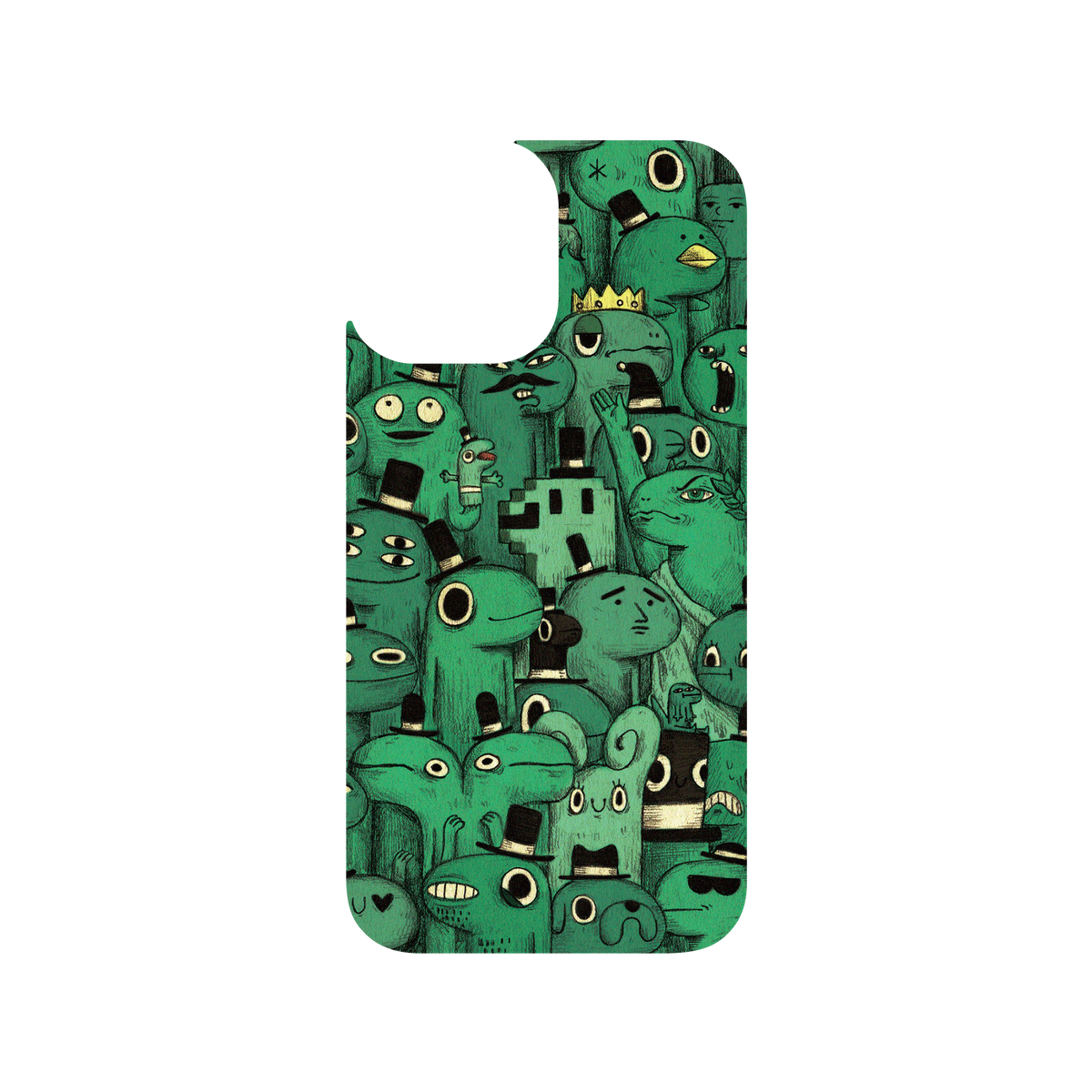 RhinoShield X Incrediville Clear iPhone 12 Case - Strange Crowd