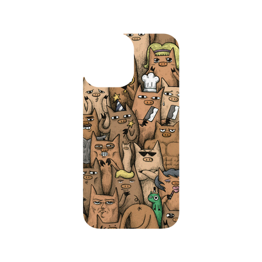 RhinoShield X Incrediville Clear iPhone 12 Case - Revenge of the Pigs
