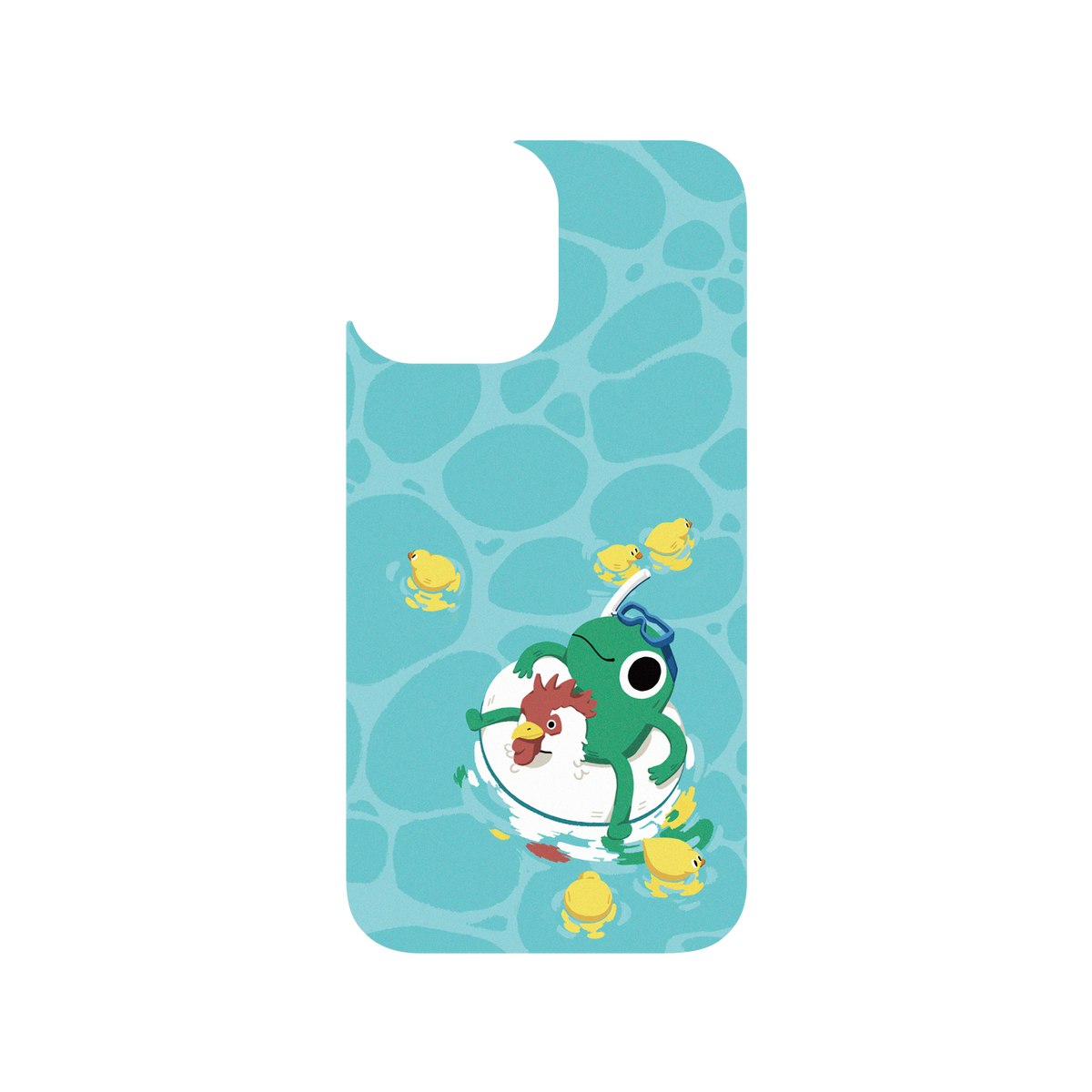 RhinoShield X Incrediville Clear iPhone 12 Case - Chicken Floaty