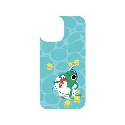 RhinoShield X Incrediville Clear iPhone 12 Case - Chicken Floaty