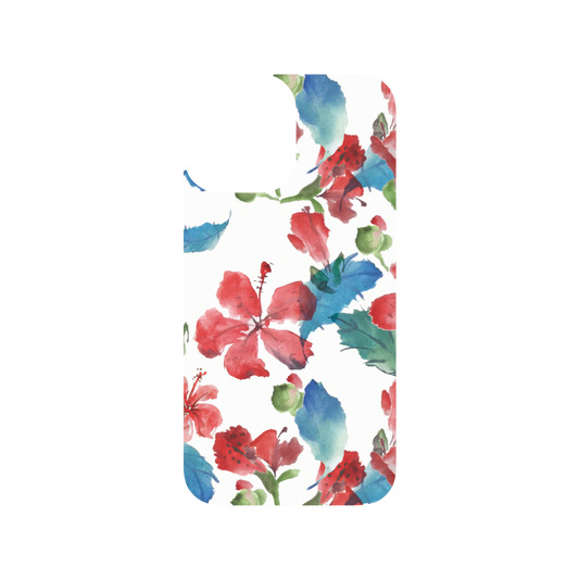RhinoShield X WasangShow Clear iPhone 12 Case - WAWA - Hibiscus Flower White