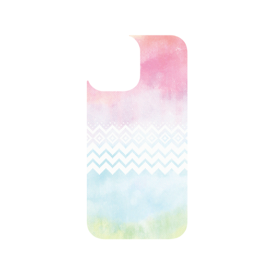 RhinoShield X WasangShow Clear iPhone 12 Case - Ocean WAWA - Ocean Galaxy (Pink)