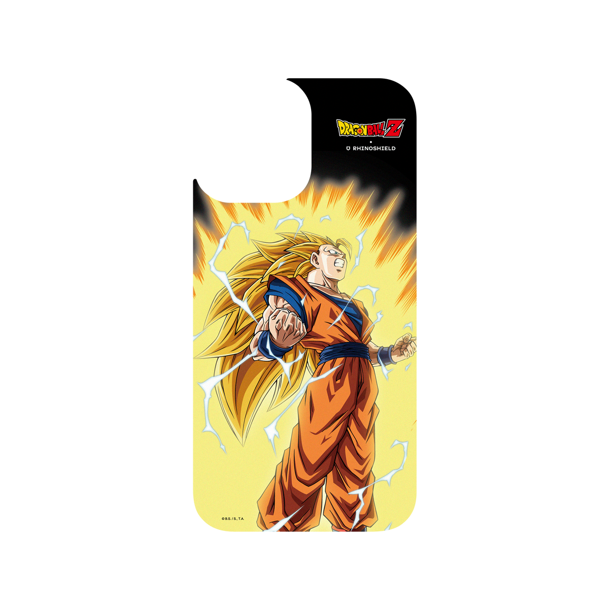 RhinoShield X Dragon Ball Z Clear iPhone 12 Case - Goku - Super Saiyan 3