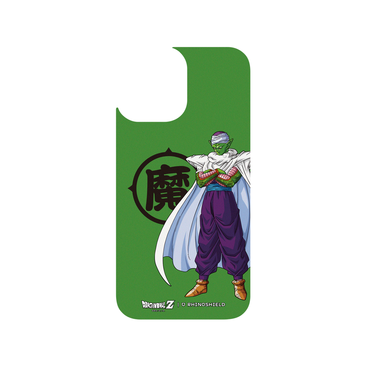 RhinoShield X Dragon Ball Z Clear iPhone 12 Case - Piccolo & "Ma" symbol