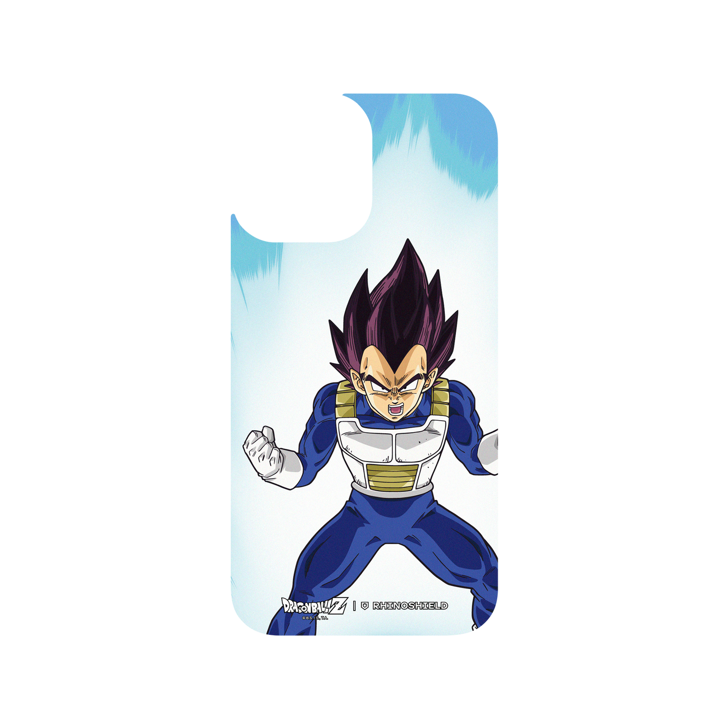 RHINOSHIELD X Dragon Ball Z Clear Case (MagSafe compatible) iPhone 12 Pro - Vegeta