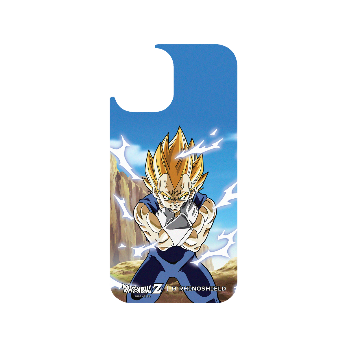 RhinoShield X Dragon Ball Z Clear iPhone 12 Case - Majin Vegeta