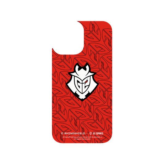RhinoShield X G2 Esports Clear iPhone 12 Case - G2 - Red Pattern