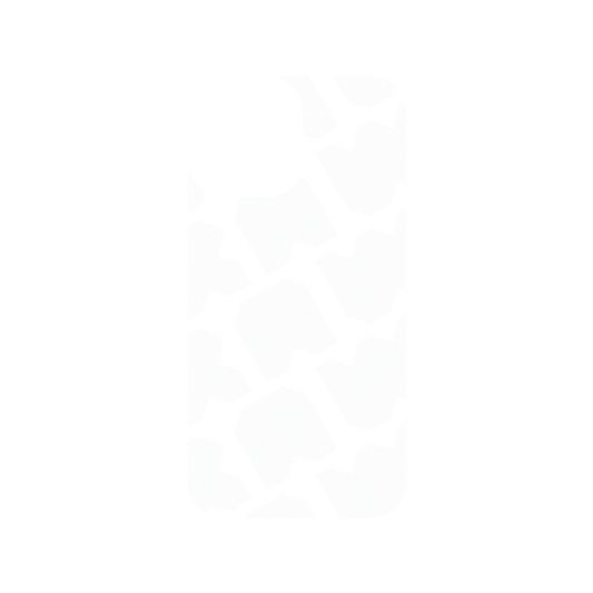 RhinoShield X JOCR Clear iPhone 12 Case - Raw White Pattern Big
