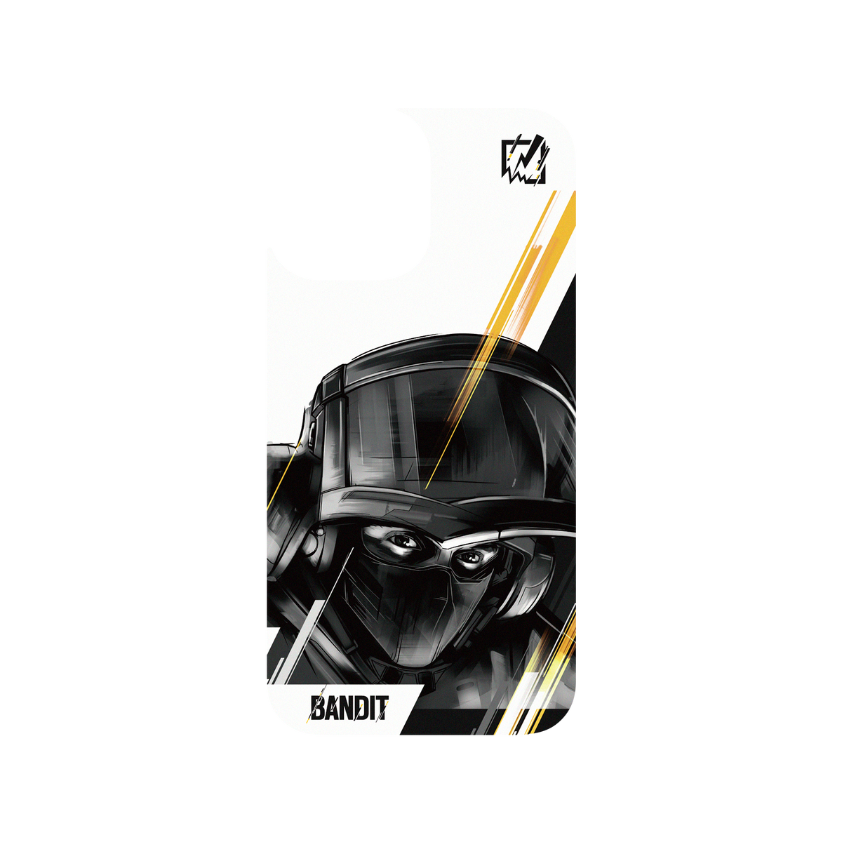 RhinoShield X 6: Siege Clear iPhone 12 Case - Bandit - Sketch