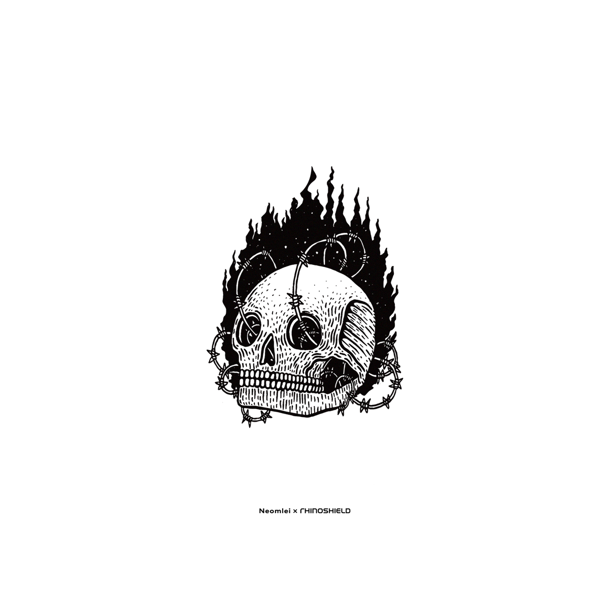 RhinoShield X Neomlei Clear iPhone 12 Case - Burn Me For My Feelings