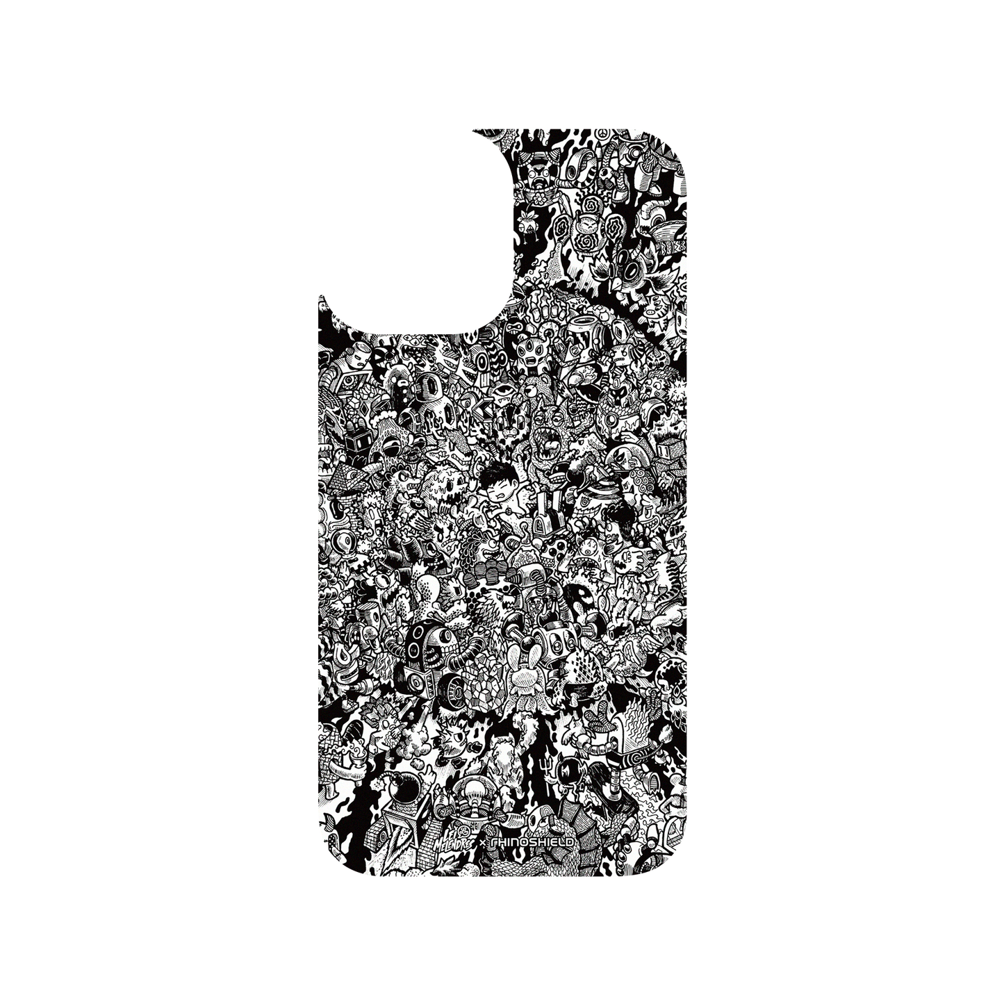 RhinoShield X Lei Melendres Clear iPhone 12 Pro Case - Monster Battle Royale