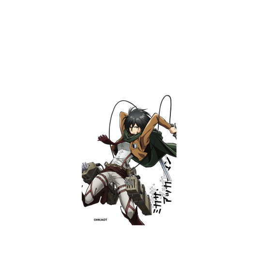 RhinoShield X Attack on Titan Clear iPhone 12 Case - Mikasa in Action