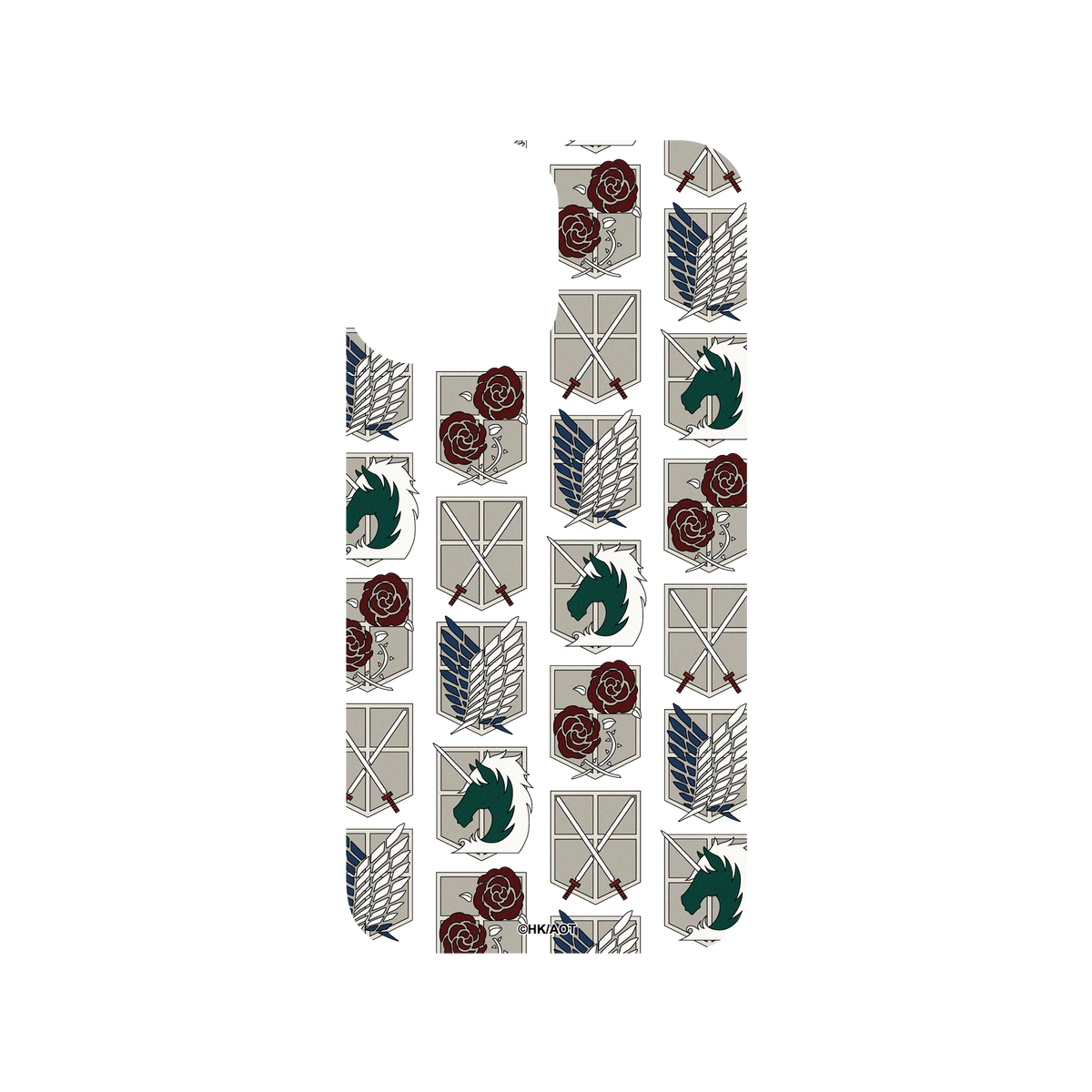 RhinoShield X Attack on Titan Clear iPhone 12 Case - Attack on Titan Regiments